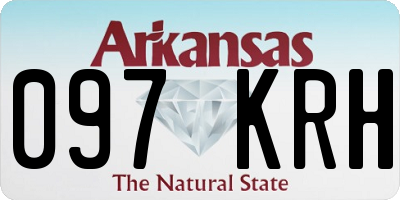 AR license plate 097KRH