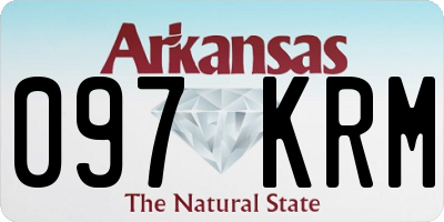 AR license plate 097KRM