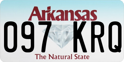 AR license plate 097KRQ