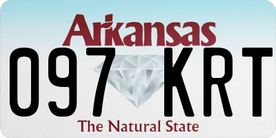 AR license plate 097KRT