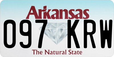 AR license plate 097KRW