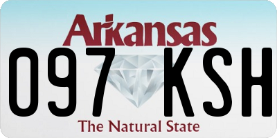 AR license plate 097KSH