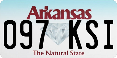 AR license plate 097KSI