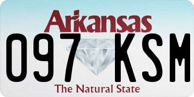AR license plate 097KSM