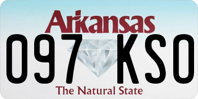 AR license plate 097KSO