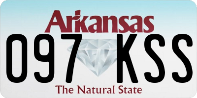 AR license plate 097KSS