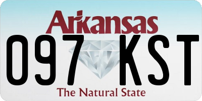 AR license plate 097KST