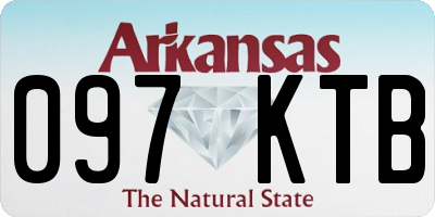 AR license plate 097KTB