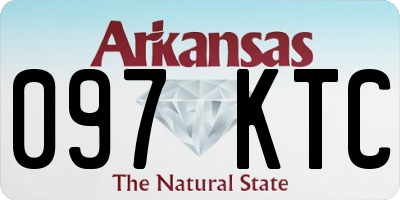 AR license plate 097KTC