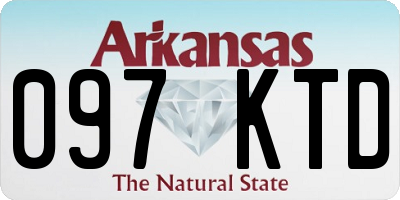 AR license plate 097KTD