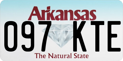 AR license plate 097KTE