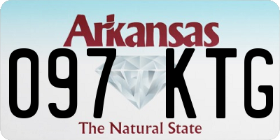 AR license plate 097KTG