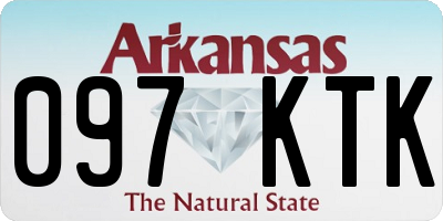 AR license plate 097KTK