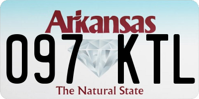 AR license plate 097KTL