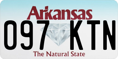 AR license plate 097KTN