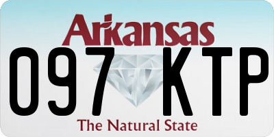 AR license plate 097KTP