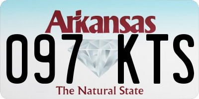 AR license plate 097KTS