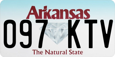 AR license plate 097KTV