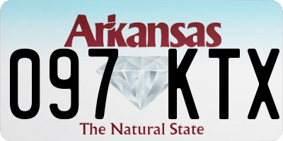 AR license plate 097KTX