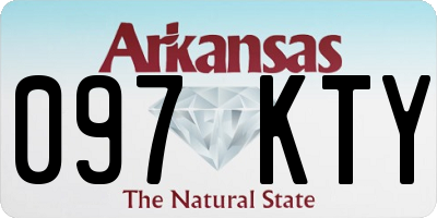 AR license plate 097KTY