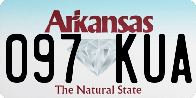 AR license plate 097KUA