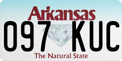 AR license plate 097KUC