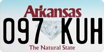 AR license plate 097KUH