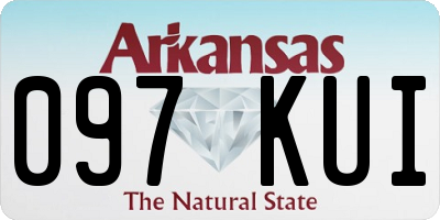 AR license plate 097KUI