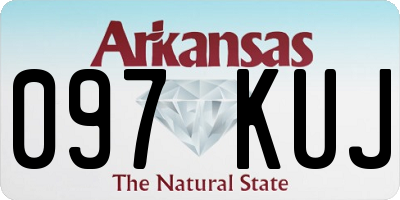 AR license plate 097KUJ