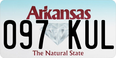 AR license plate 097KUL
