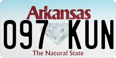AR license plate 097KUN