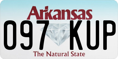 AR license plate 097KUP