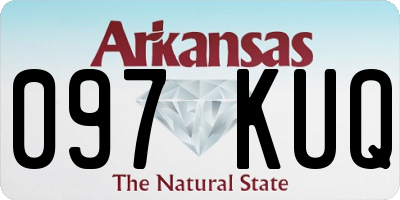 AR license plate 097KUQ