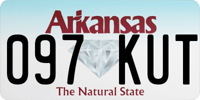 AR license plate 097KUT