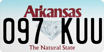 AR license plate 097KUU