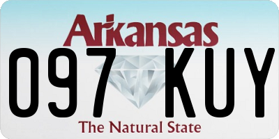 AR license plate 097KUY