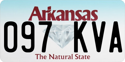 AR license plate 097KVA
