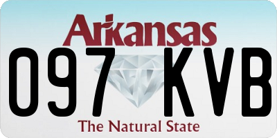 AR license plate 097KVB