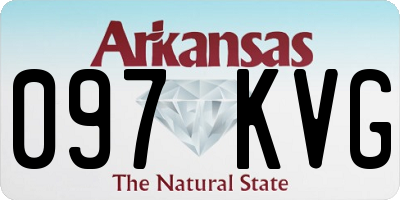 AR license plate 097KVG