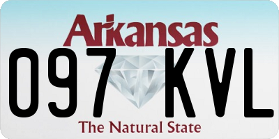 AR license plate 097KVL