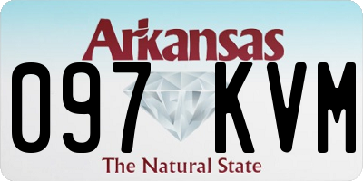 AR license plate 097KVM