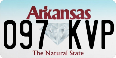 AR license plate 097KVP