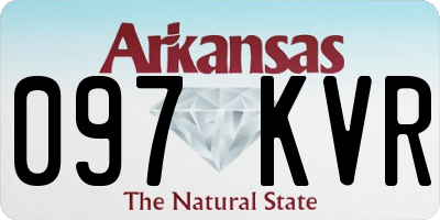 AR license plate 097KVR