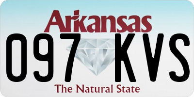 AR license plate 097KVS