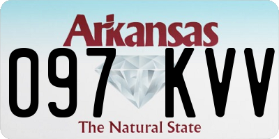 AR license plate 097KVV
