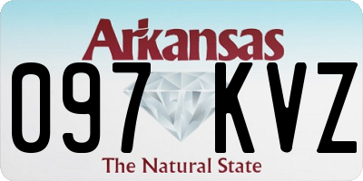 AR license plate 097KVZ