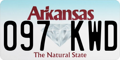 AR license plate 097KWD