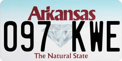 AR license plate 097KWE
