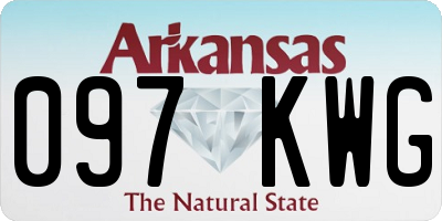 AR license plate 097KWG