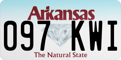 AR license plate 097KWI